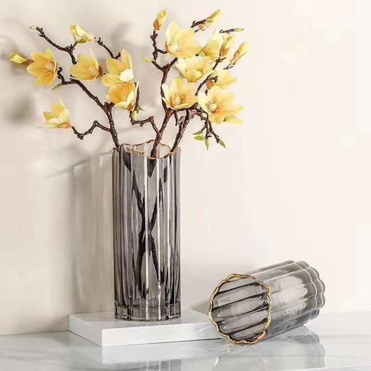 现代简约不规则竖楞加厚原色玻璃 商品图0