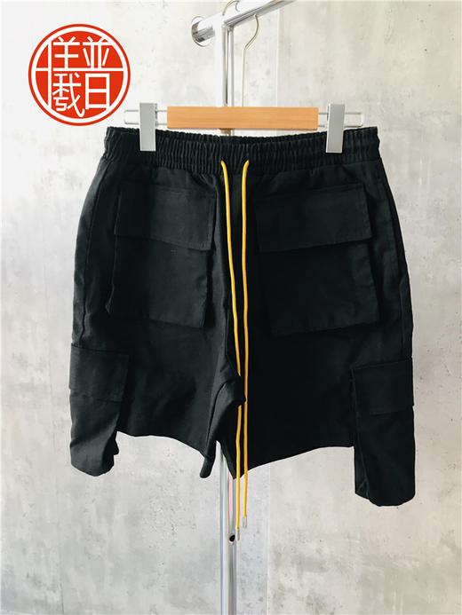  男款工装口袋短裤 超级帅的一款帆布面料质感 商品图0