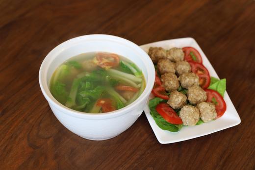 【麓熹小苑】中餐厅 蔬菜圆子汤 商品图0