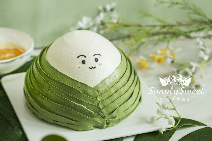 咸蛋黄肉松创意粽子mini蛋糕(需提前一天预订) - 蜜悦法甜