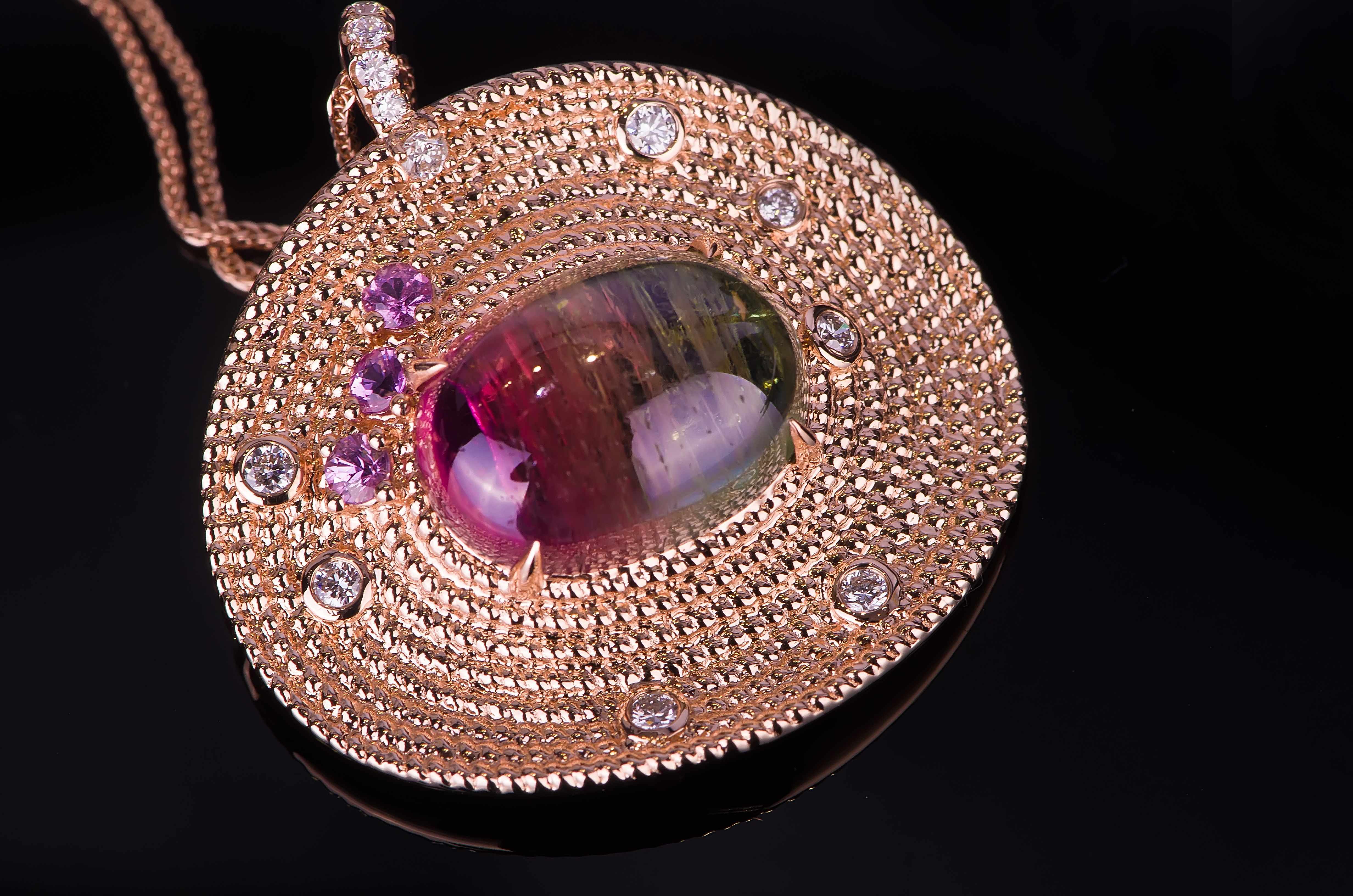 (碧玺高级珠宝定制欣赏)页面显示虚拟价格 定制联系客服