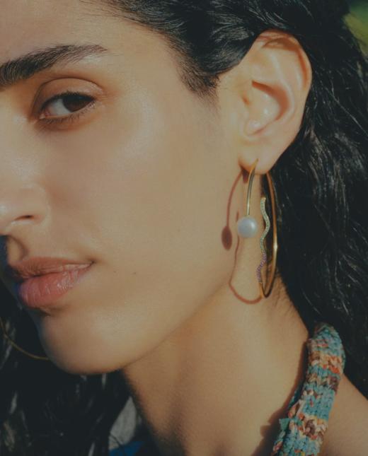 北京仓｜MARIA BLACK-SIRENA-巴洛克珍珠 耳环（单只）［丹麦设计师］ 商品图0