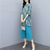 KLJ-2020新款雪纺波点上衣九分裤腿裤时尚套装 商品缩略图4
