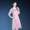 DYSL-Q3836高端定位绣花复古宽松连衣裙 商品缩略图3