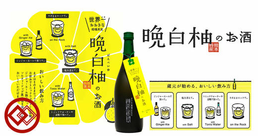 甜酒铺 堤酒造熊本晚白柚酒 720ml 果肉柚子酒浊酒 进口日本梅酒  RDCT 商品图0