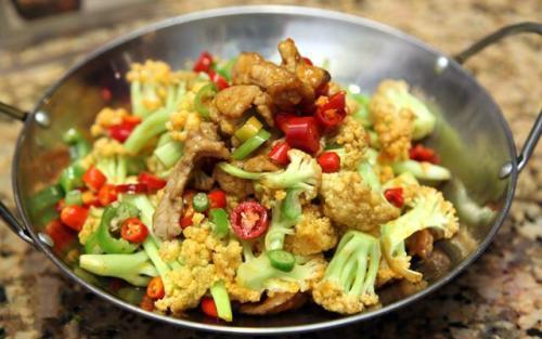 【麓熹小苑】中餐厅 干锅生态花菜 商品图0