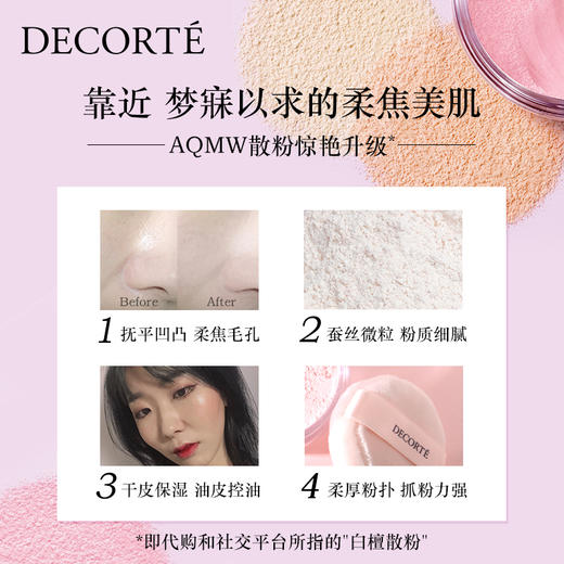 【香港直邮】DECORTE/黛珂 白檀舞蝶丝绒散粉蜜粉 #080粉色微珠光 20G 商品图1