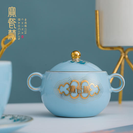 锦绣中华天青咖啡具 商品图3