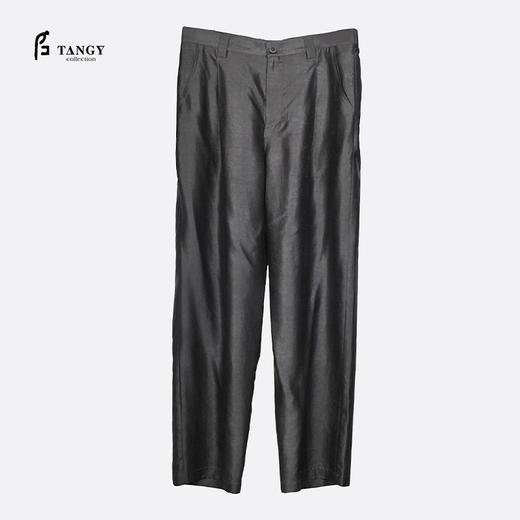 TANGY Collection/天意新品原创休闲茛绸桑蚕丝男士休闲裤 商品图0