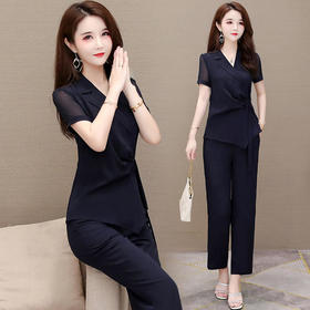 YWE-ALLJ20A17S夏新款气质时尚减龄两件套