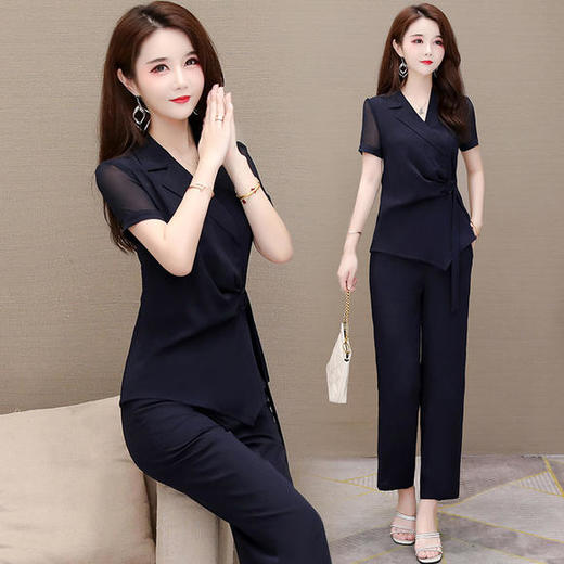 YWE-ALLJ20A17S夏新款气质时尚减龄两件套 商品图0