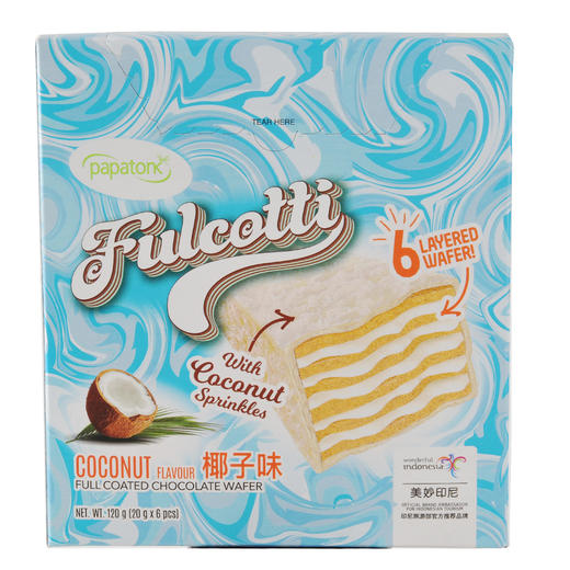 芙可蒂椰子味威华120g 商品图1