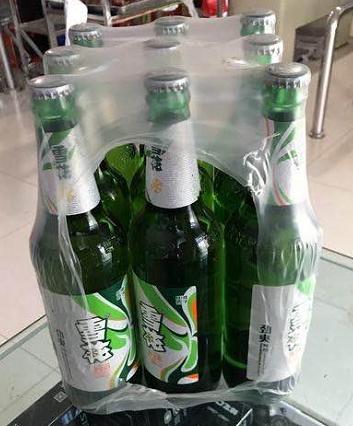 【16.9元/箱】雪花瓶装纯爽啤酒580ml（塑包1*9）（050101801） 商品图0