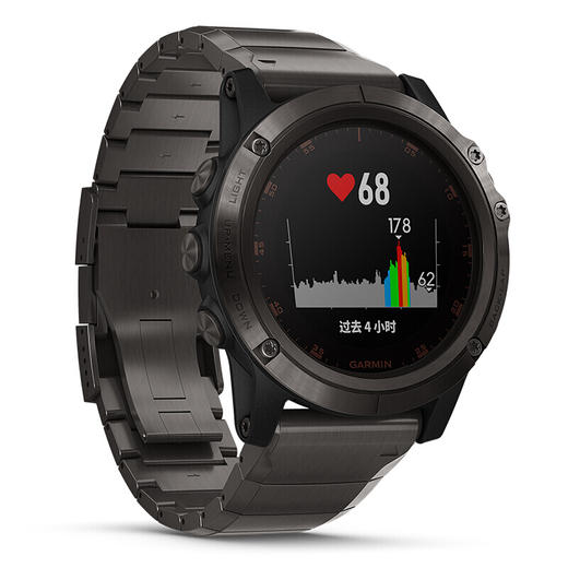 佳明garmin 户外手表 fenix5xplus钛合金版 血氧浓度蓝宝石镜面心率
