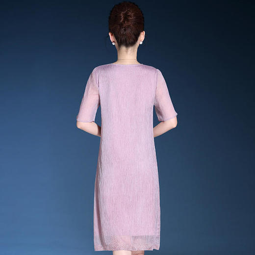 DYSL-Q3836高端定位绣花复古宽松连衣裙 商品图4