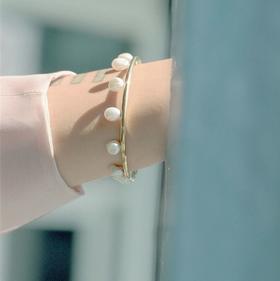 北京仓｜MARIA BLACK-April Snow-巴洛克珍珠 手镯［丹麦设计师］