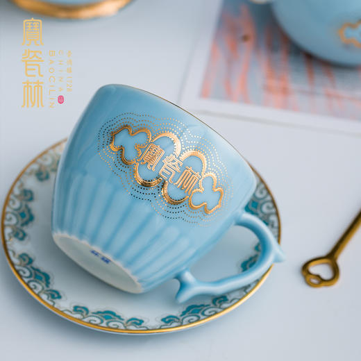 锦绣中华天青咖啡具 商品图4