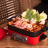 英国摩飞多功能锅料理锅电烧烤锅电火锅家用不粘烤肉锅分离式电烤锅电热煮锅烤肉盘烧烤炉MR9088JQR 商品缩略图6