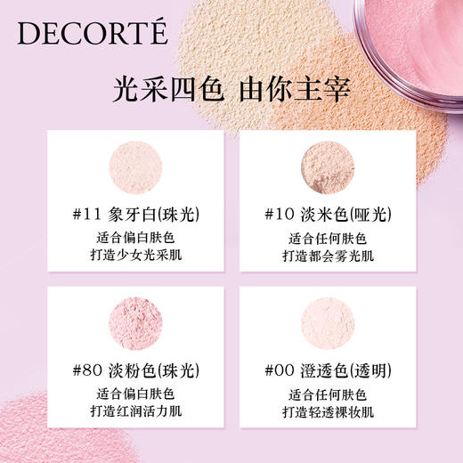 【香港直邮】DECORTE/黛珂 白檀舞蝶丝绒散粉蜜粉 #080粉色微珠光 20G 商品图3