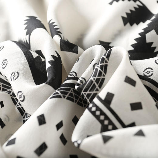 YC-欧洲站2020年新款ing超火设计感小众几何印花上衣 商品图3