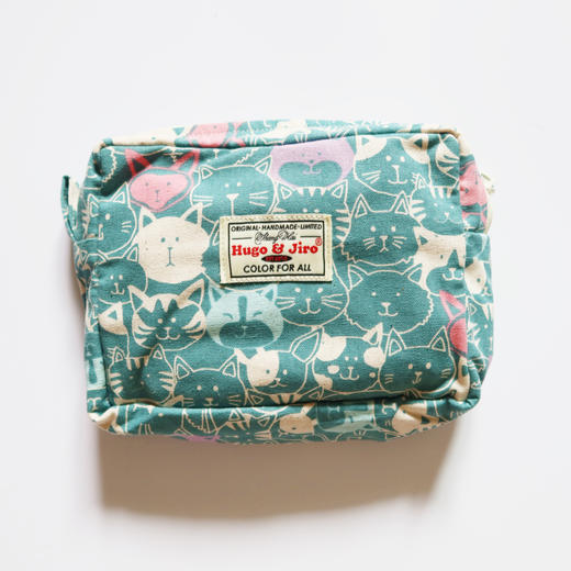 HUGOJIRO化妆包插画猫猫帮 商品图1