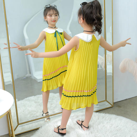 CHT-HC197新款网红超洋气儿童裙子夏款公主裙雪纺背心裙 商品图3