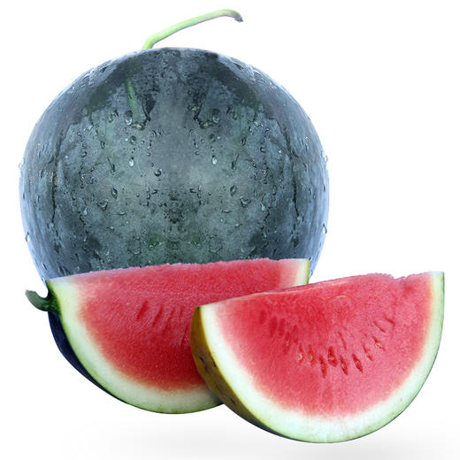 【店长推荐】墨童无籽西瓜 超甜时令西瓜1个