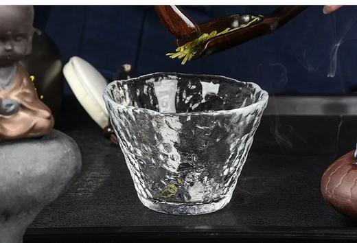 d062415夏季新款晶莹剔透层叠交错玻璃杯