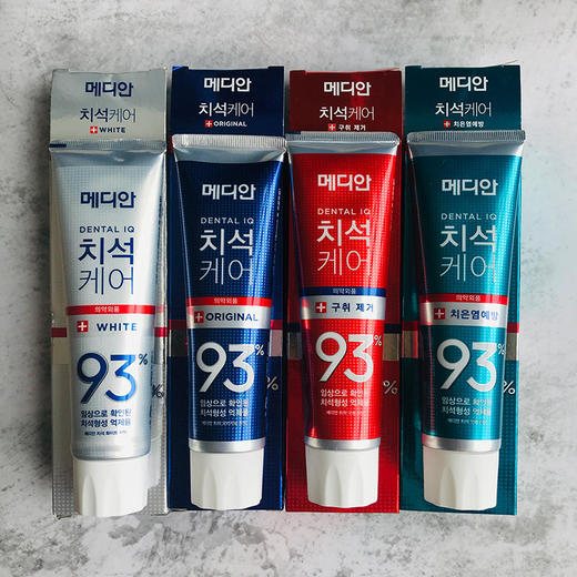 洗护节韩国进口120g新美迪安93多功能牙膏朴信惠代言