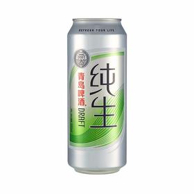 青岛 纯生啤酒罐装 500ml
