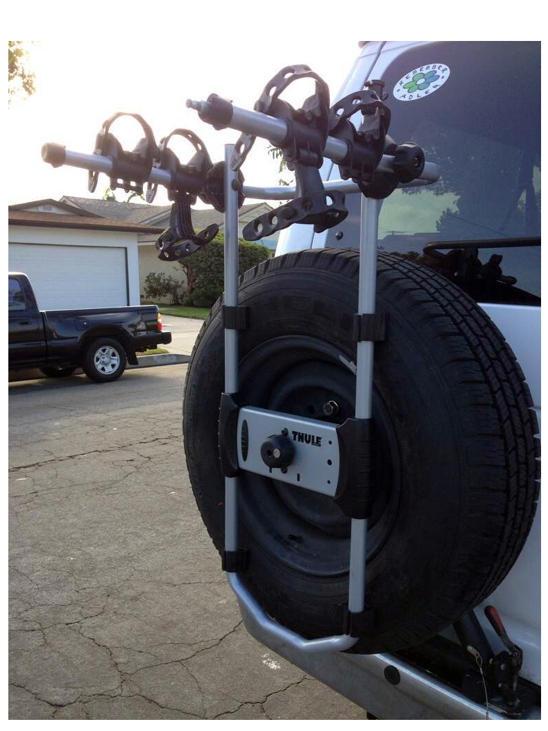 拓乐963pro后备胎自行车架spareme