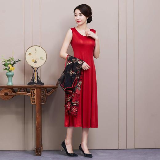 MLY-10982-8夏季婚庆妈妈气质套装大码婚礼服连衣裙 商品图2