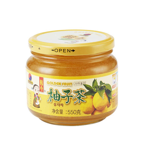 韩今蜂蜜柚子茶550g 商品图0