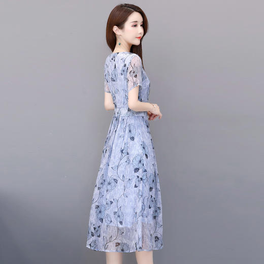 YYZJ-DB39556828中年新款高贵年轻妈妈气质阔太太连衣裙 商品图2