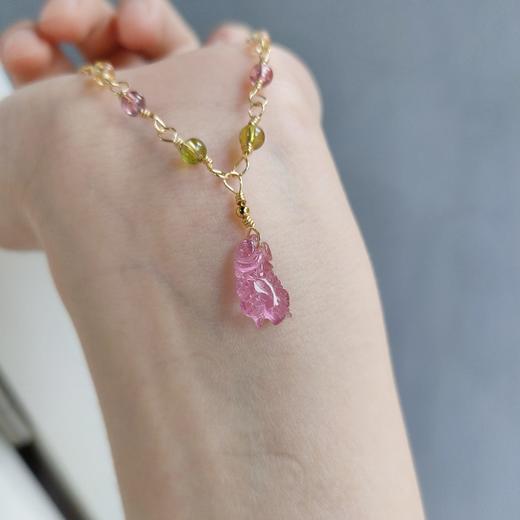 碧玺小鱼项链 商品图0