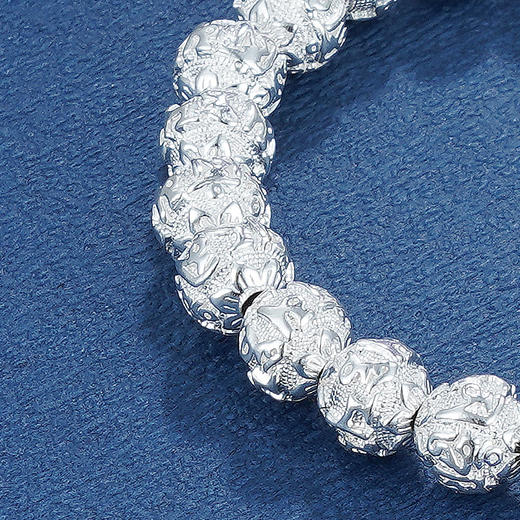 【六字箴言】子佩集纯银真言手串【HC31048】手链206 商品图5