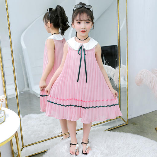 CHT-HC197新款网红超洋气儿童裙子夏款公主裙雪纺背心裙 商品图2