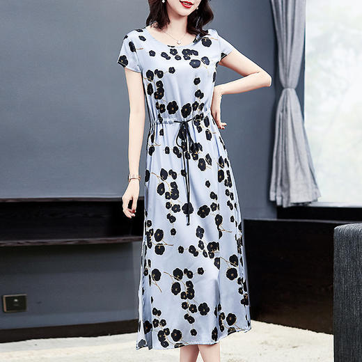 ALF-2020年夏新款贵夫人阔太太高贵典雅减龄显瘦裙 商品图0