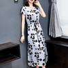 ALF-2020年夏新款贵夫人阔太太高贵典雅减龄显瘦裙 商品缩略图3