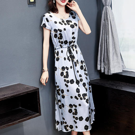 ALF-2020年夏新款贵夫人阔太太高贵典雅减龄显瘦裙 商品图3