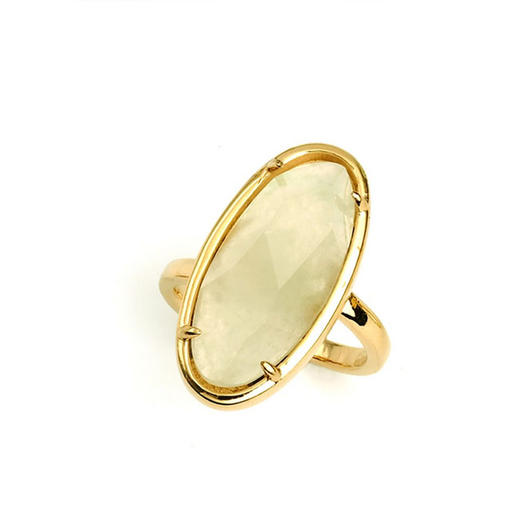 天然翡翠椭圆戒指 台湾设计师品牌Tracey Chen 商品图4