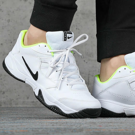 特价！温网款 Nike Court Lite 2 网球鞋 （白/荧光黄） 商品图0