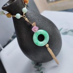 翡翠平安扣项链