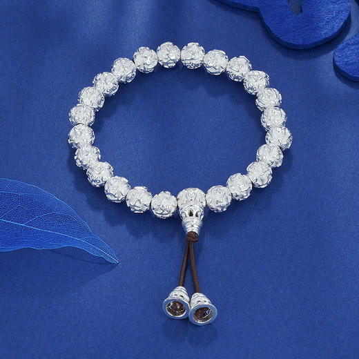 【六字箴言】子佩集纯银真言手串【HC31048】手链206 商品图3