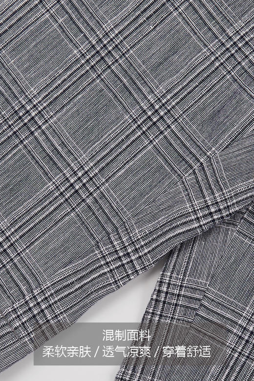 callisto丹宁色苏格兰格纹三件套便西短裤  SPCPW079LG 商品图4