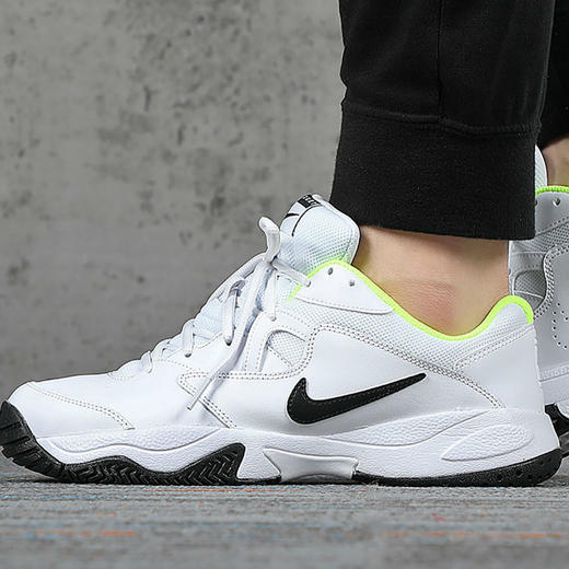 特价！温网款 Nike Court Lite 2 网球鞋 （白/荧光黄） 商品图3