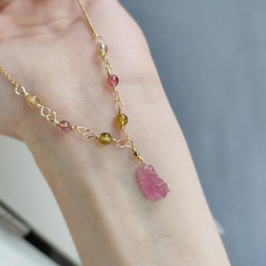 碧玺小鱼项链 商品图2