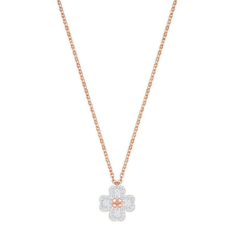 SWAROVSKI/施华洛世奇 双面四叶草小花项链 5420246JPY带授权招加盟代理