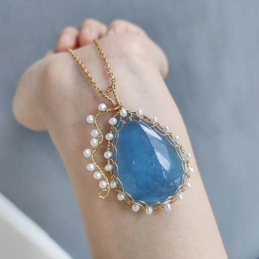 海蓝宝项链 商品图1