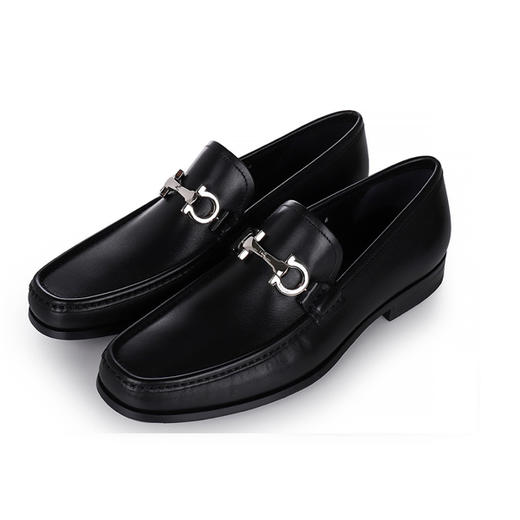 FERRAGAMO 菲拉格慕男鞋休闲皮鞋 黑色 686084 商品图2